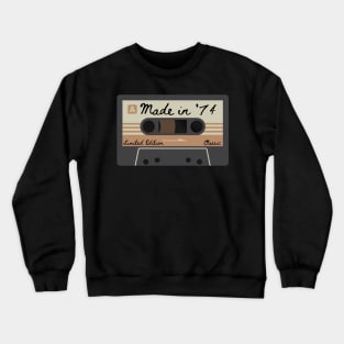 1974 Mixed Tape Limited Edition Classic Crewneck Sweatshirt